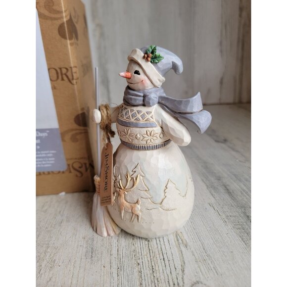 Jim shore NEW 6006583 Winter days are joyful RARE days Xmas figure enesco - Picture 3 of 8
